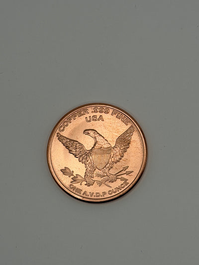 1 Roll (20) 1 oz .999 Fine Copper Rounds "Big Mo" – USS Missouri US Navy Tribute