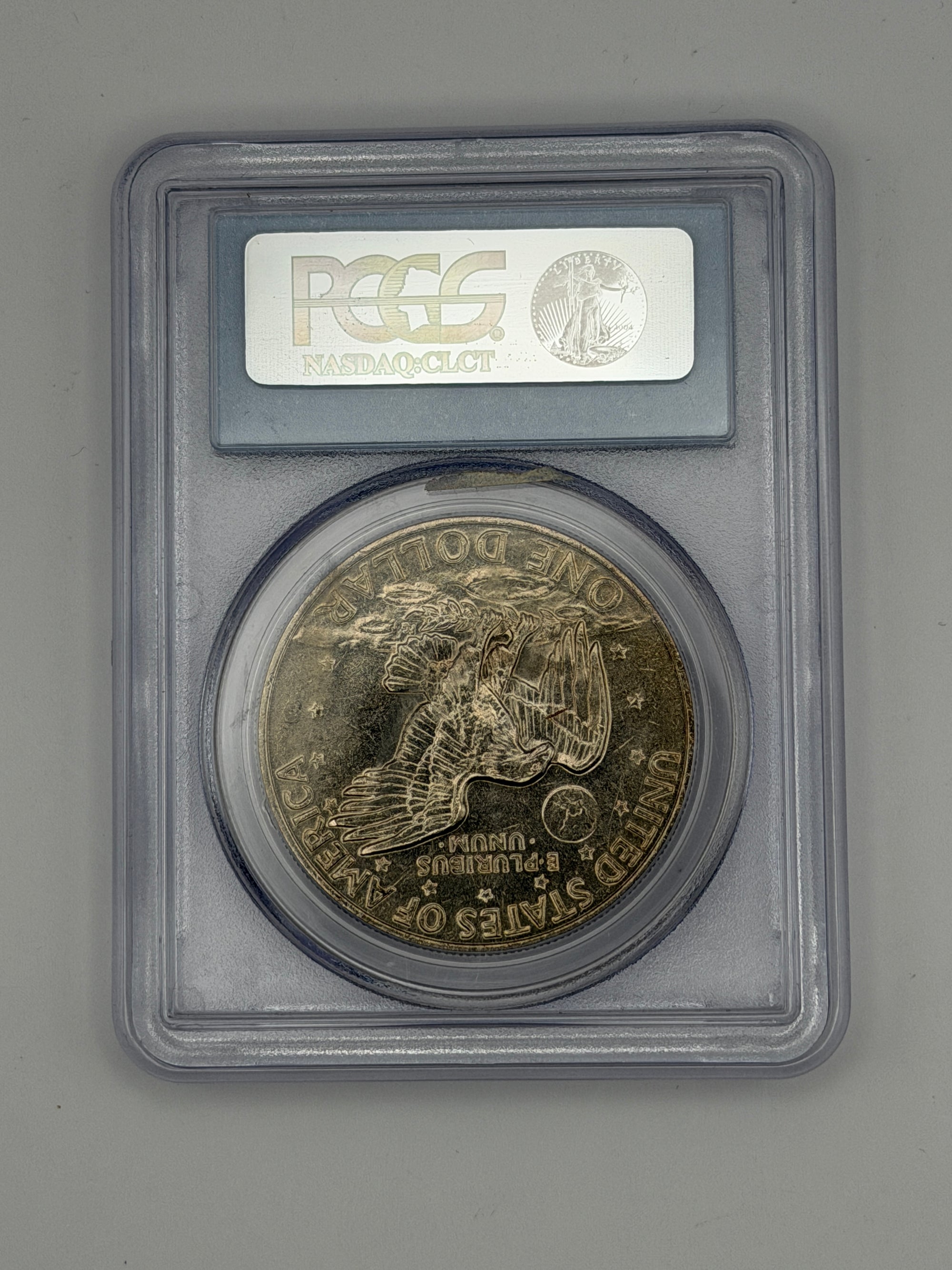 1972 Eisenhower Dollar Type 2 – PCGS MS62 | Rare Type II Reverse Variety #9465