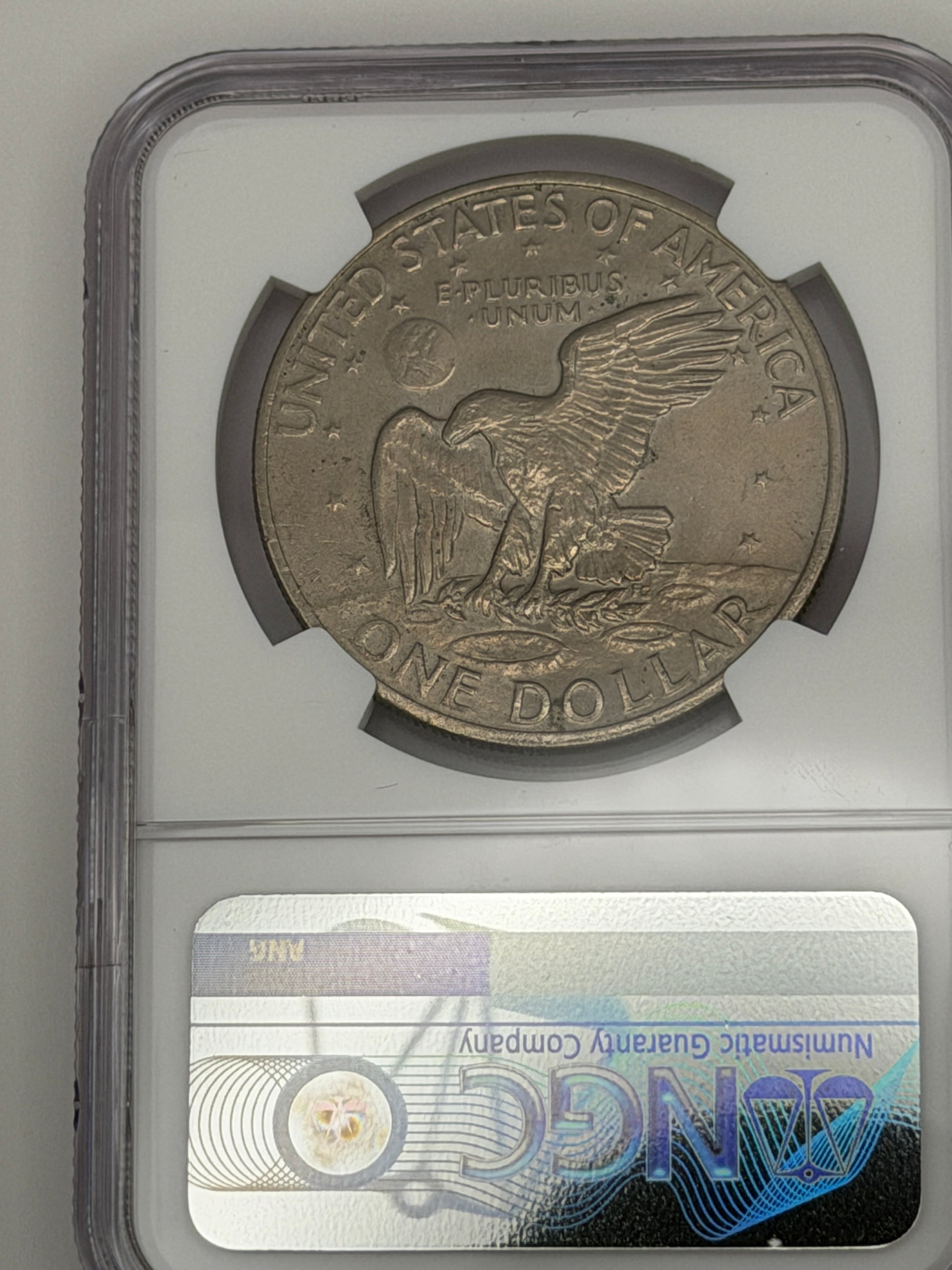 1972 Eisenhower Dollar Type 2 – NGC MS64 | Key Reverse Variety Ike Dollar #750-006