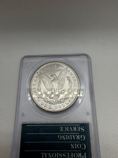 1887 Morgan Silver Dollar – PCGS MS63 | Old Rattler Holder
