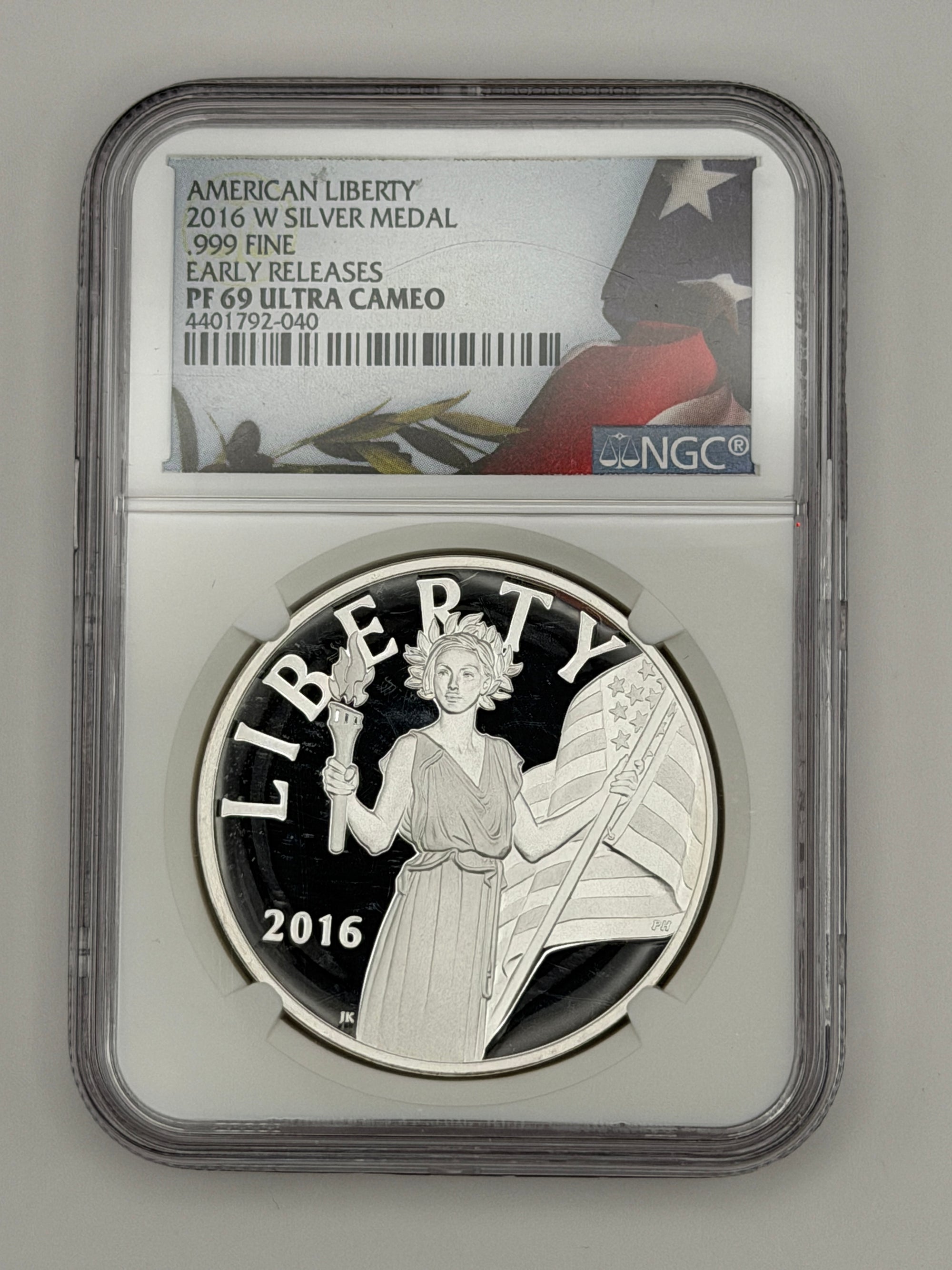 2016 American Liberty Silver Medal – NGC PF69 Ultra Cameo | High Relief Proof