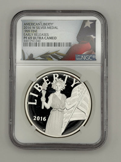 2016 American Liberty Silver Medal – NGC PF69 Ultra Cameo | High Relief Proof
