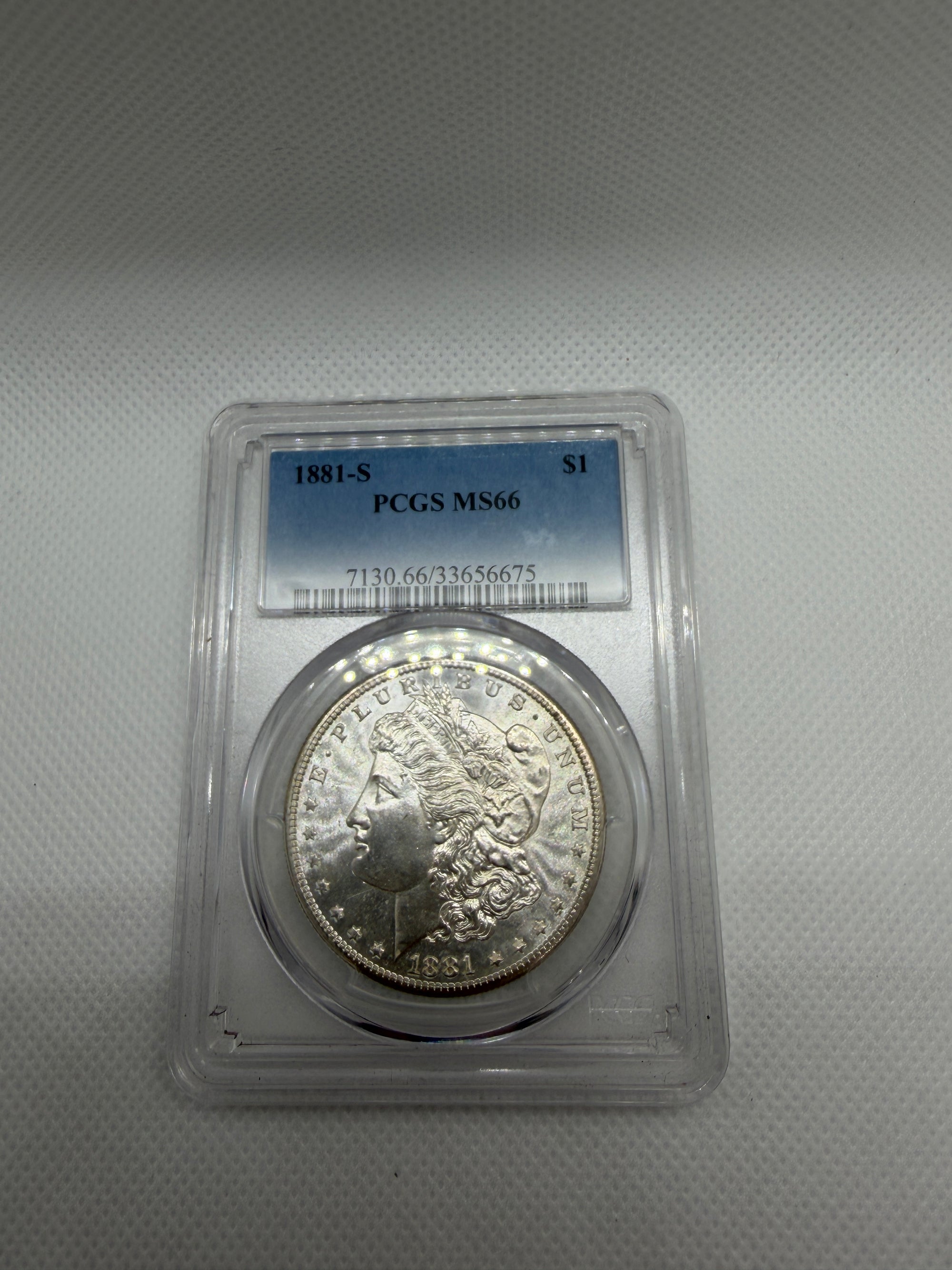 1881-S Morgan Silver Dollar – PCGS MS66 | San Francisco Mint Gem