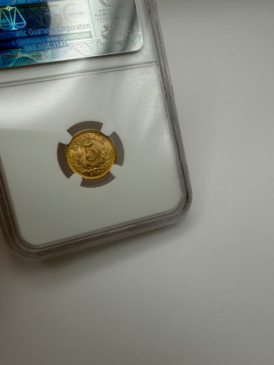 1901 EB Sweden 5 Kronor Gold Coin – NGC MS66 | Oscar II High Grade