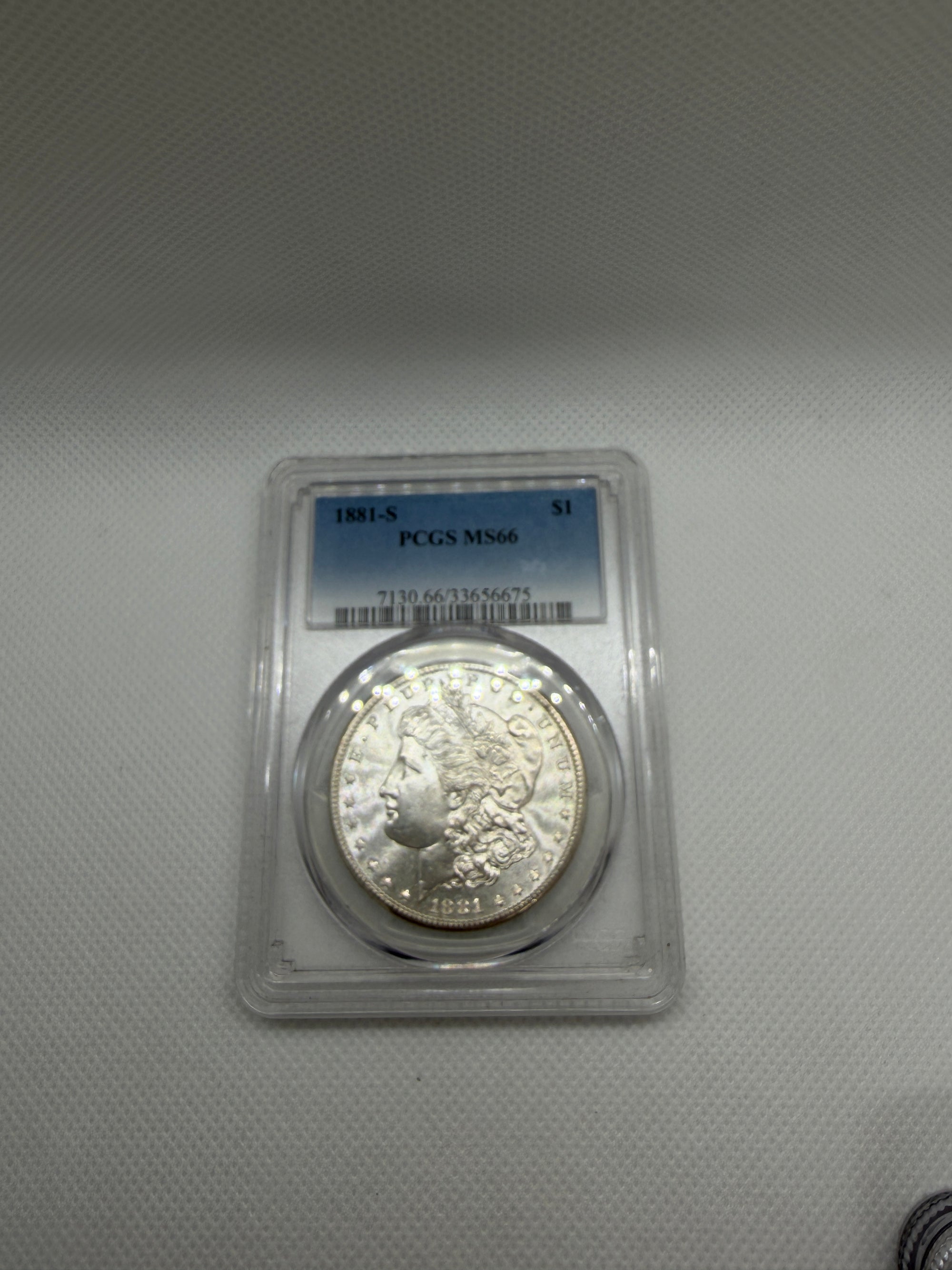 1881-S Morgan Silver Dollar – PCGS MS66 | San Francisco Mint Gem