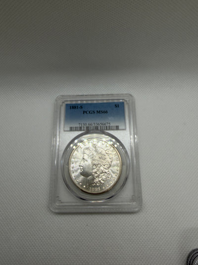 1881-S Morgan Silver Dollar – PCGS MS66 | San Francisco Mint Gem