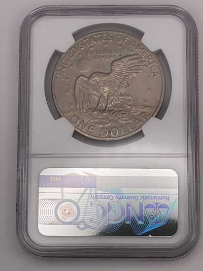 1972 Eisenhower Dollar Type 2 – NGC MS64 | Key Reverse Variety Ike Dollar #750-006