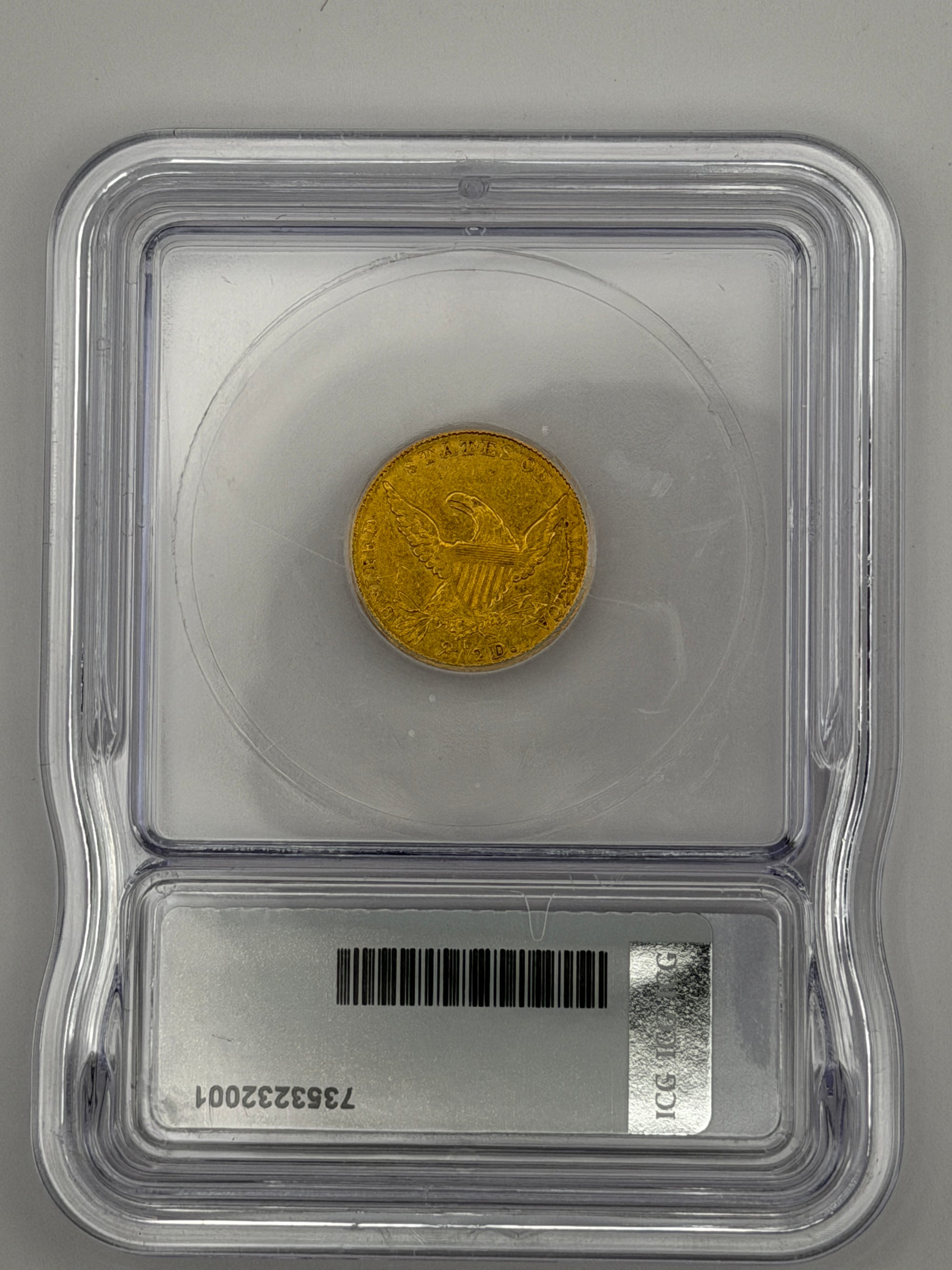 1834 $2.50 Classic Head Gold Quarter Eagle – ICG AU53 | First Year of Type