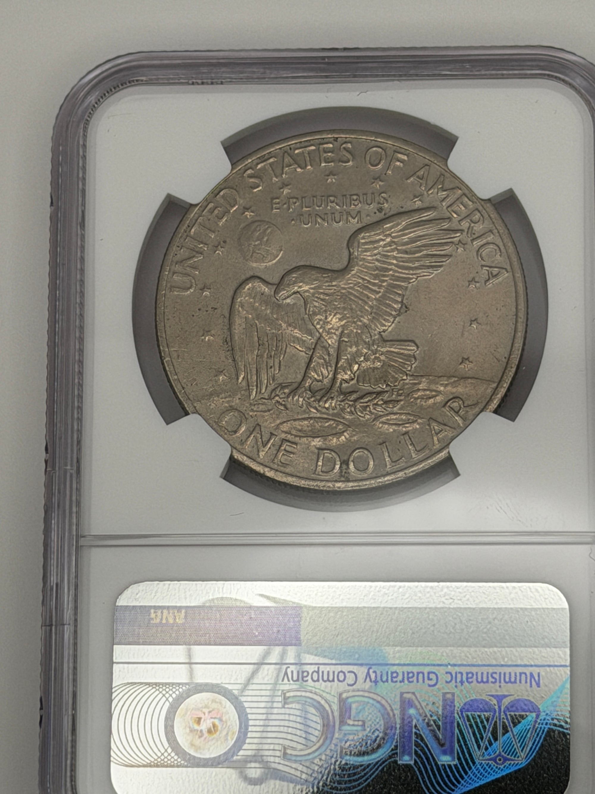 1972 Eisenhower Dollar Type 2 – NGC MS64 | Key Reverse Variety Ike Dollar #750-006