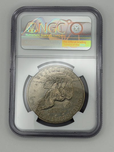 1972 Eisenhower Dollar Type 2 NGC MS64 – Scarce Reverse Variety Ike Dollar #750-004