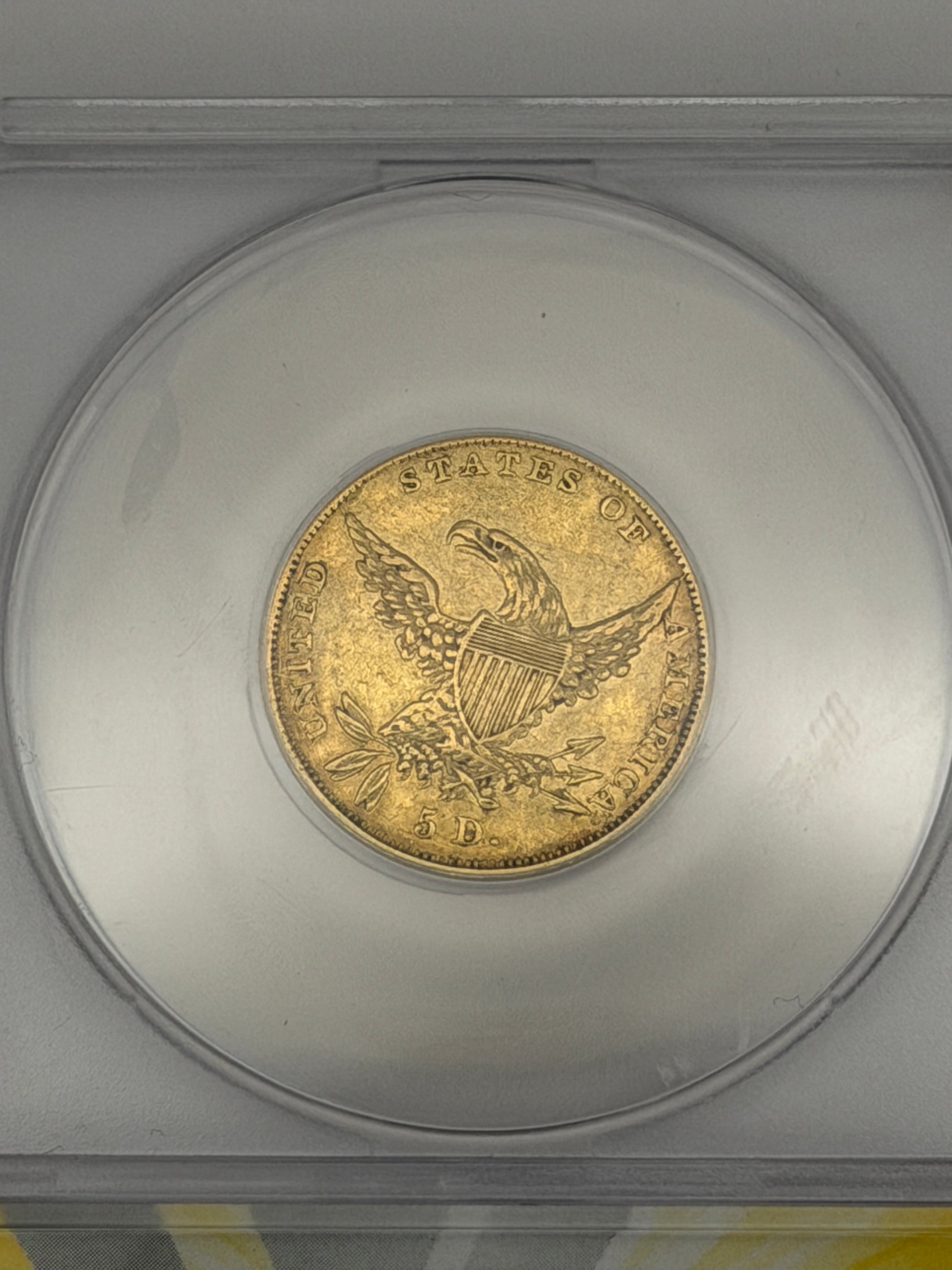 1835 Classic Head Gold Half Eagle $5 Coin – ANACS AU55 Details | Early U.S. Gold