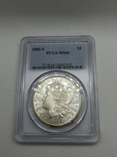 1880-S Morgan Silver Dollar – PCGS MS66 | San Francisco Mint Gem