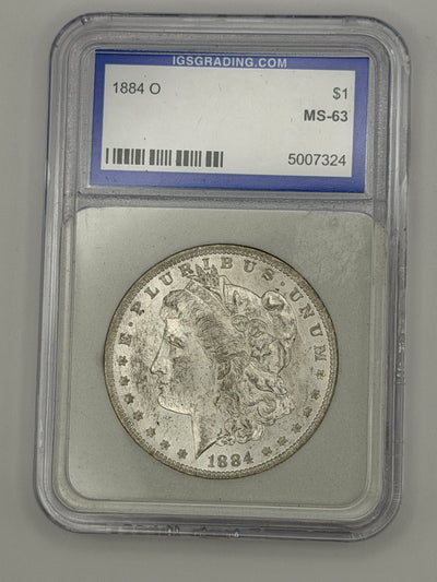 1884-O Morgan Silver Dollar – Uncirculated | New Orleans Mint Classic