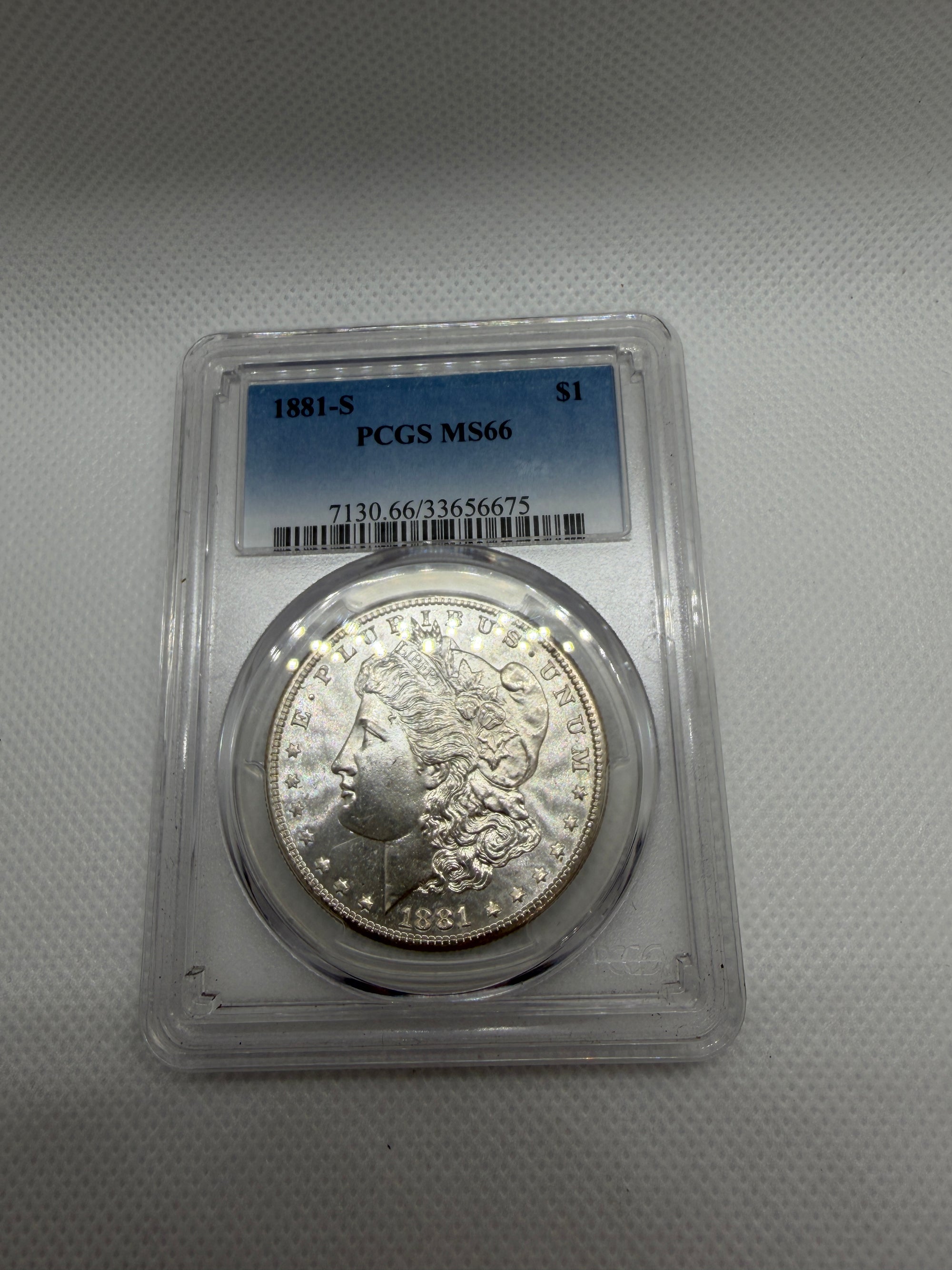 1881-S Morgan Silver Dollar – PCGS MS66 | San Francisco Mint Gem