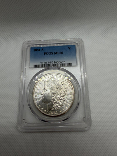 1881-S Morgan Silver Dollar – PCGS MS66 | San Francisco Mint Gem