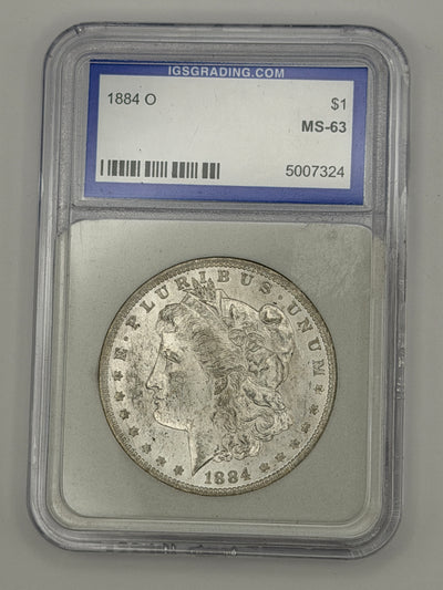 1884-O Morgan Silver Dollar – Uncirculated | New Orleans Mint Classic