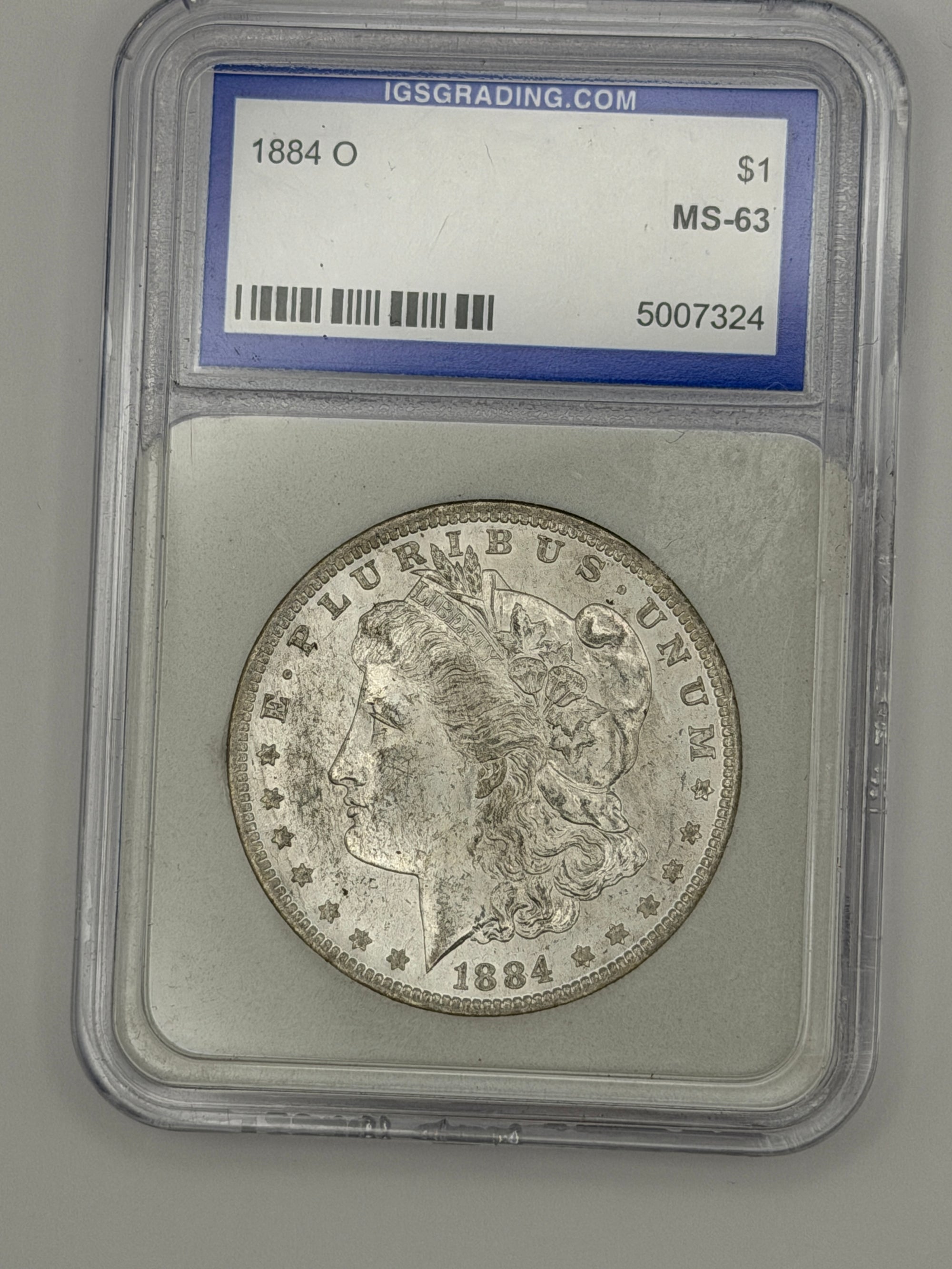 1884-O Morgan Silver Dollar – Uncirculated | New Orleans Mint Classic