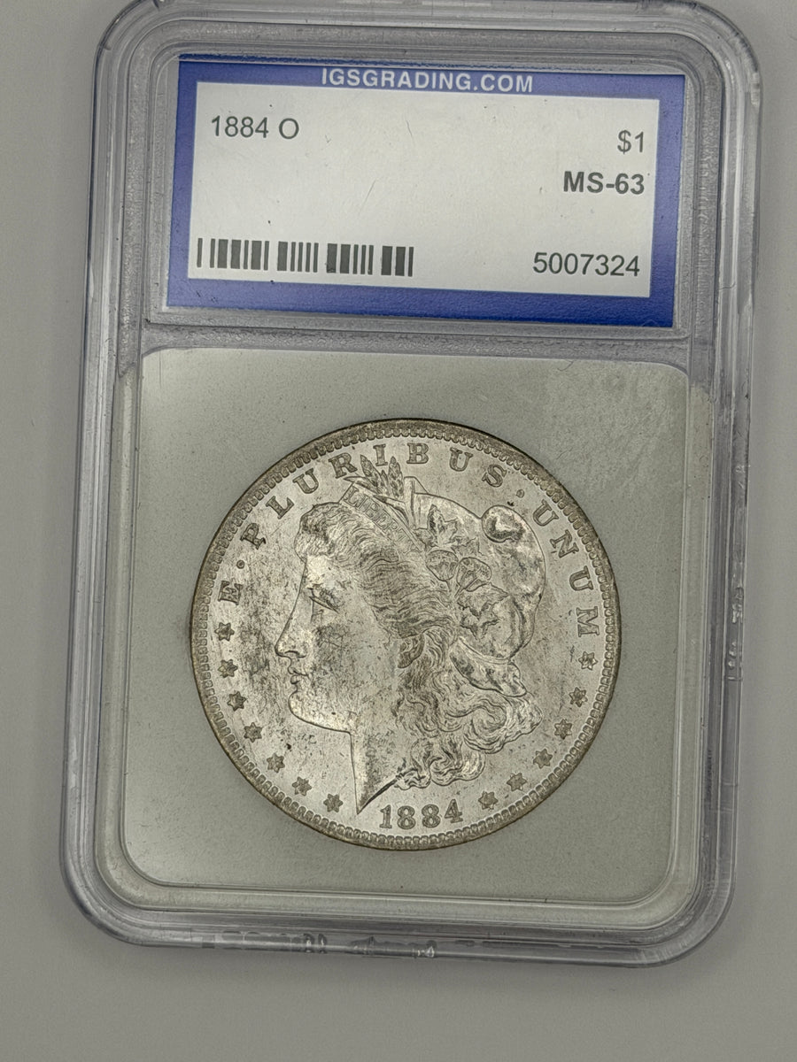 1884-O Morgan Silver Dollar – Uncirculated | New Orleans Mint Classic