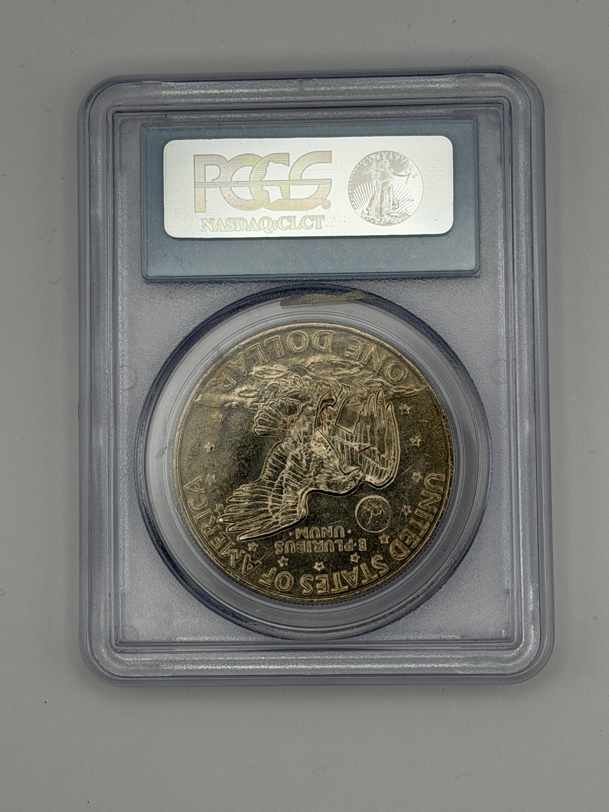 1972 Eisenhower Dollar Type 2 – PCGS MS62 | Rare Type II Reverse Variety #9465