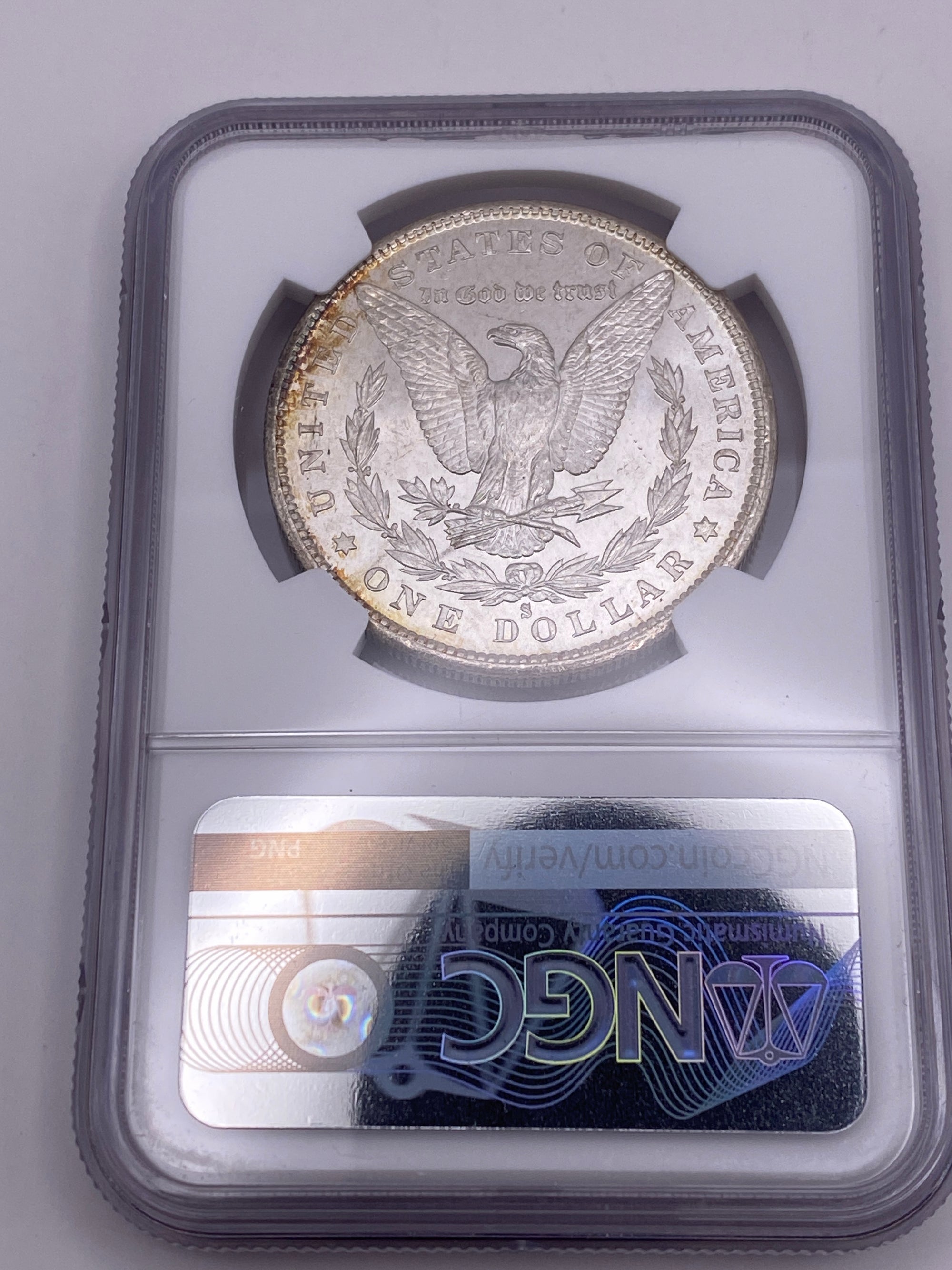 1880-S Morgan Silver Dollar – NGC MS64 | San Francisco Mint Gem