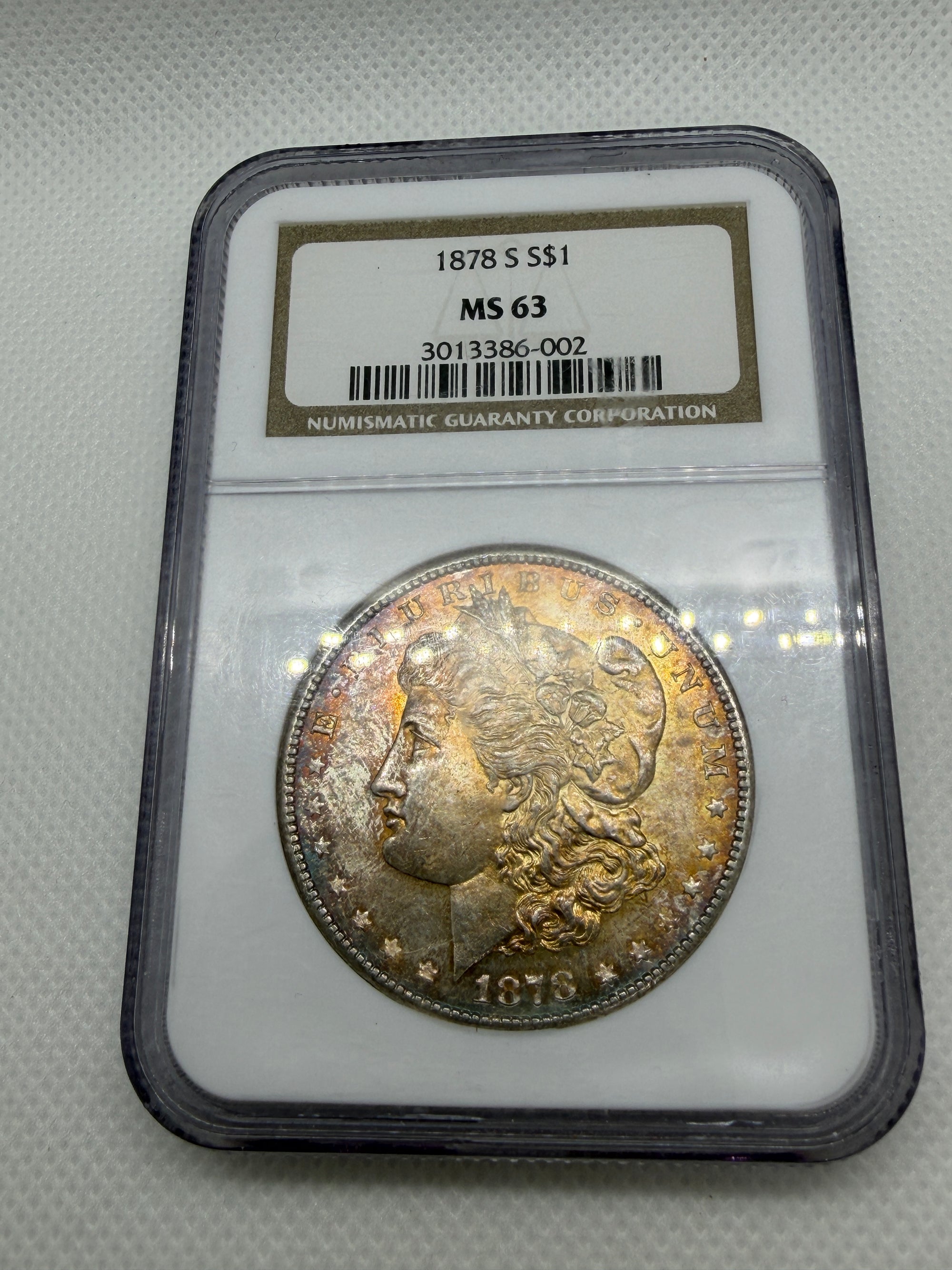 1878-S Morgan Silver Dollar – NGC MS63 | San Francisco Mint