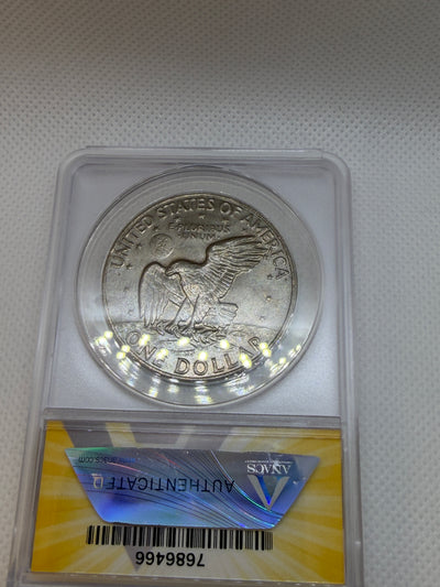 1972 EISENHOWER $1 TYPE 2 ANACS MS63 TYPE II - IKE Dollar