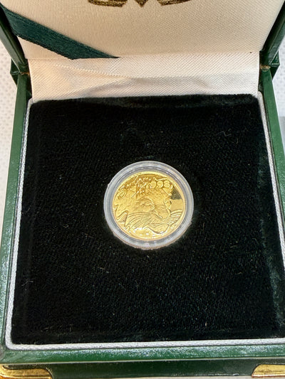 1988 1/10 oz Gold Leopard Coin – Tenth-Ounce Fine Gold Wildlife Issue