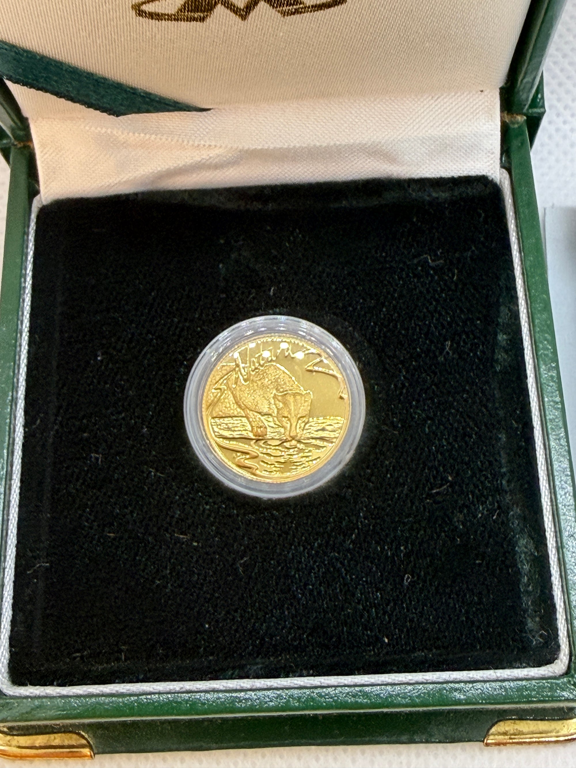 1988 1/10 oz Gold Leopard Coin – Tenth-Ounce Fine Gold Wildlife Issue