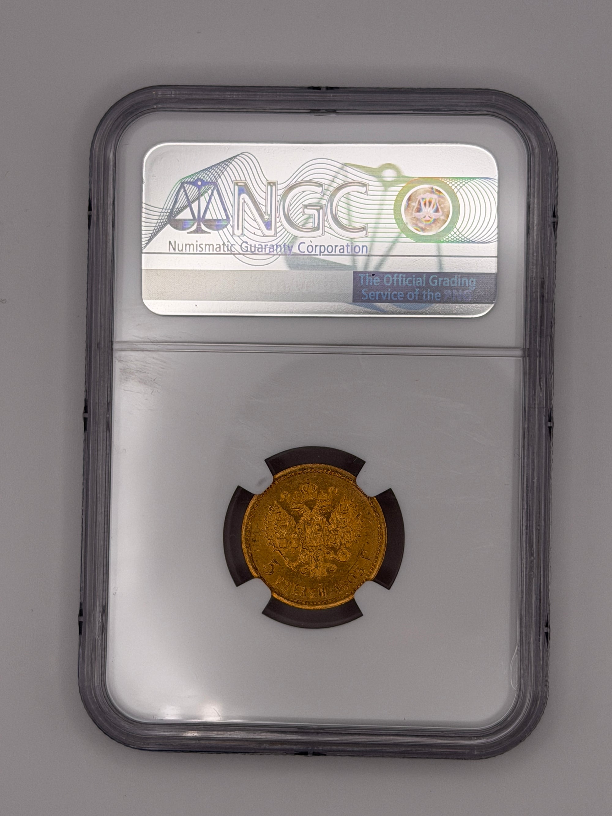 1903 5 Rubles NGC MS65 Beautiful Coin  #274-020