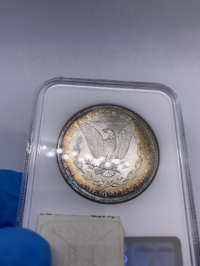 TONED 1881-S MORGAN DOLLAR  OLD NGC Holder & CAC MS 66  A BEAUTY+ Looks Better