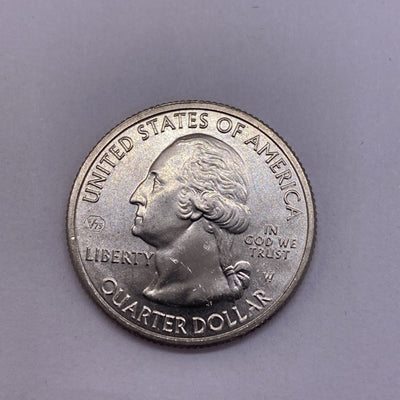 2020 W Salt River NP Quarter 25c Uncirculated Privy Mark V75 Struck Thru ERROR