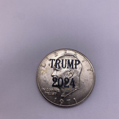2024 Trump Fight Shooting Assassination Coin On Ike Eisenhower Dollar Rare #45-1