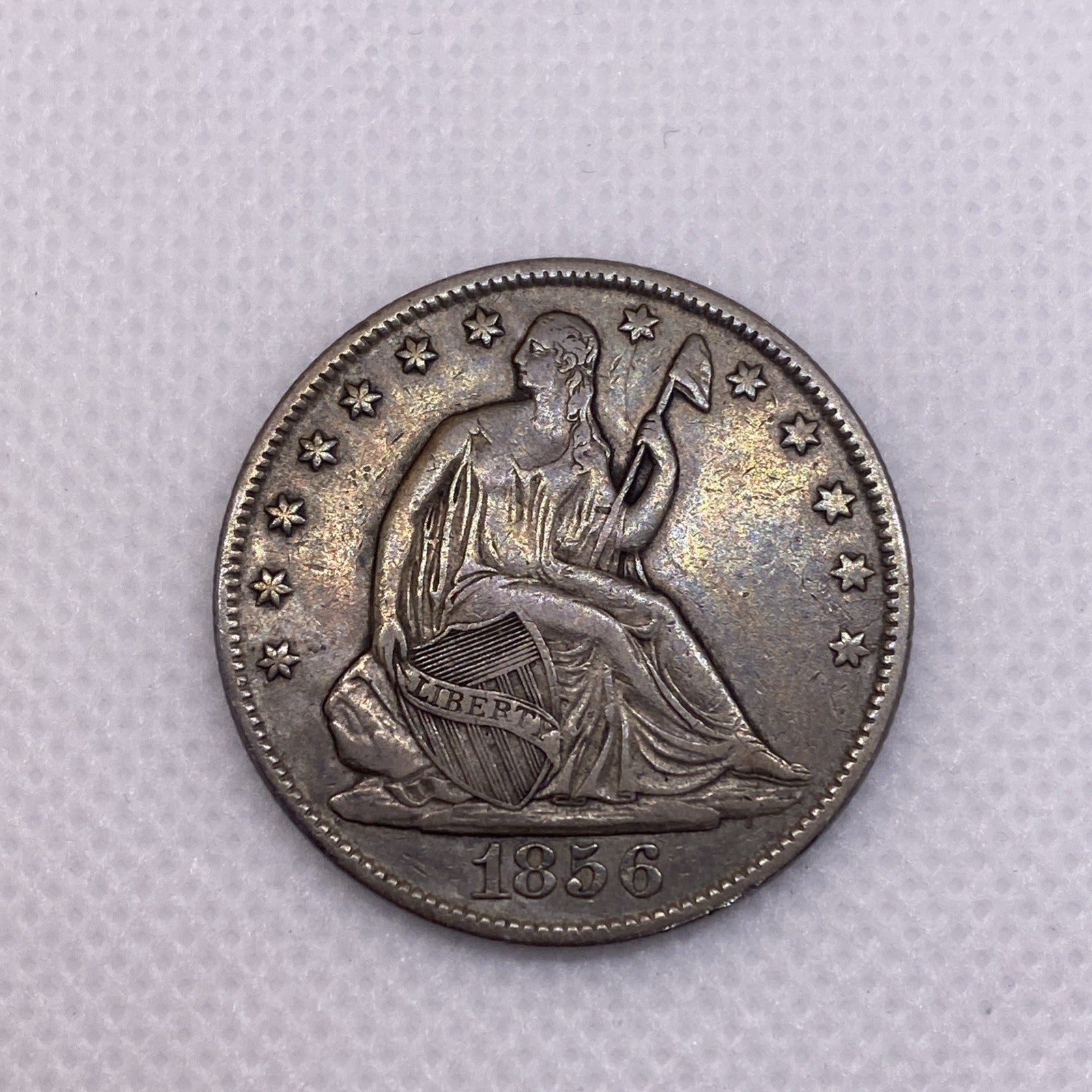 1856-O Seated Liberty Half Dollar Tougher Date Great Coin And Condition Silver