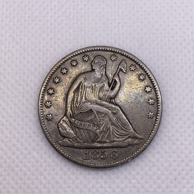 1856-O Seated Liberty Half Dollar Tougher Date Great Coin And Condition Silver