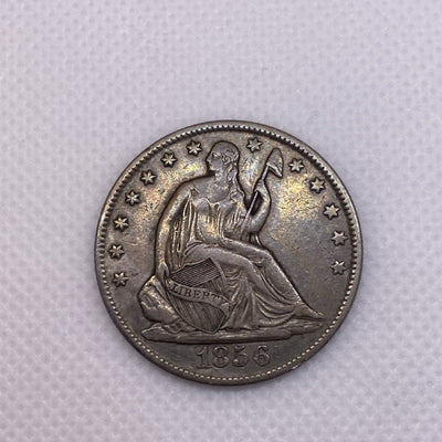 1856-O Seated Liberty Half Dollar Tougher Date Great Coin And Condition Silver