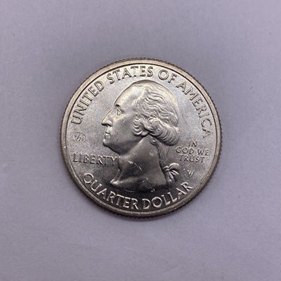 2020 W Salt River NP Quarter 25c Uncirculated Privy Mark V75 Struck Thru ERROR