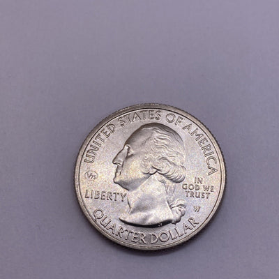 2020 W Salt River NP Quarter 25c Uncirculated Privy Mark V75 Struck Thru ERROR