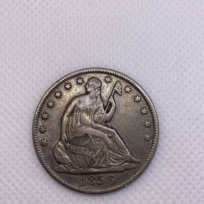 1856-O Seated Liberty Half Dollar Tougher Date Great Coin And Condition Silver