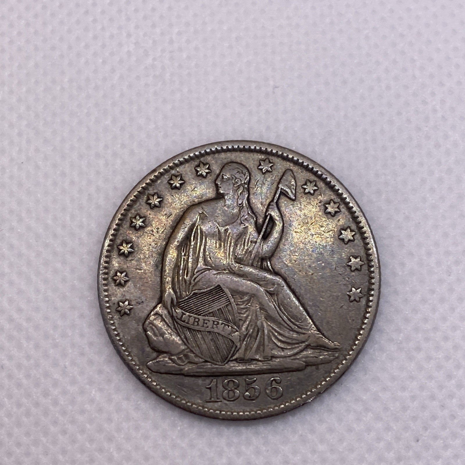 1856-O Seated Liberty Half Dollar Tougher Date Great Coin And Condition Silver