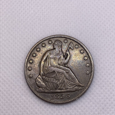 1856-O Seated Liberty Half Dollar Tougher Date Great Coin And Condition Silver