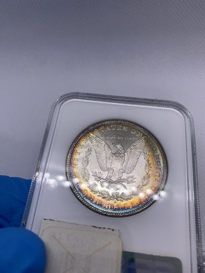 TONED 1881-S MORGAN DOLLAR  OLD NGC Holder & CAC MS 66  A BEAUTY+ Looks Better