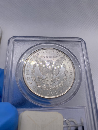 1880 S $1 Morgan Silver Dollar PCGS MS65 CAC Green Bean PQ Flashy