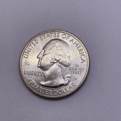 2020 W Salt River NP Quarter 25c Uncirculated Privy Mark V75 Struck Thru ERROR