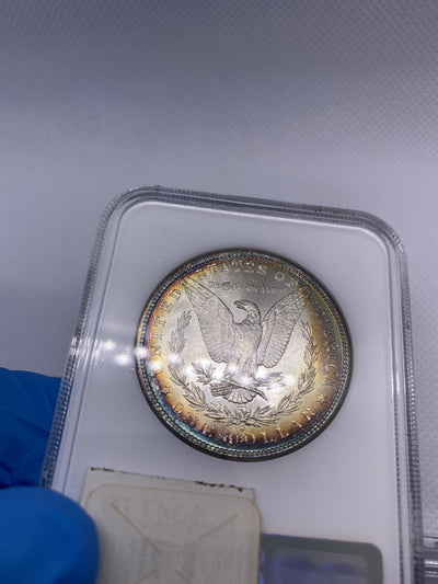 TONED 1881-S MORGAN DOLLAR  OLD NGC Holder & CAC MS 66  A BEAUTY+ Looks Better