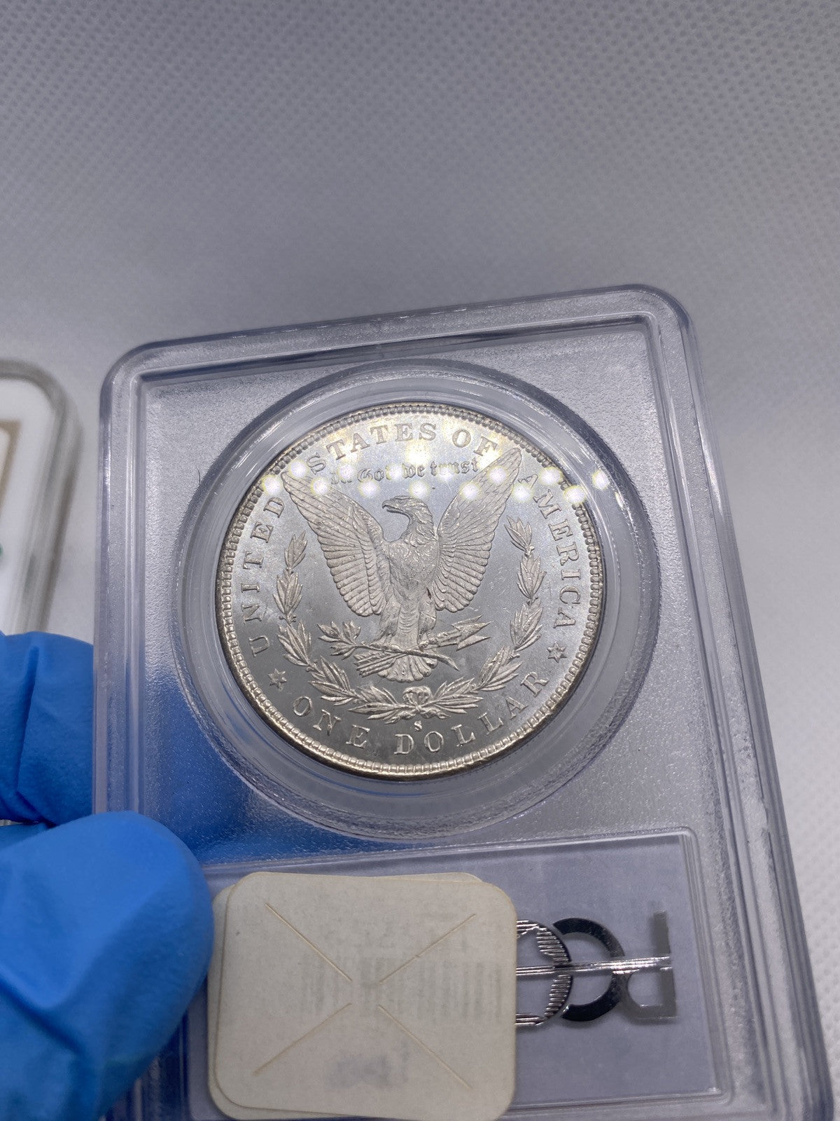 1880 S $1 Morgan Silver Dollar PCGS MS65 CAC Green Bean PQ Flashy