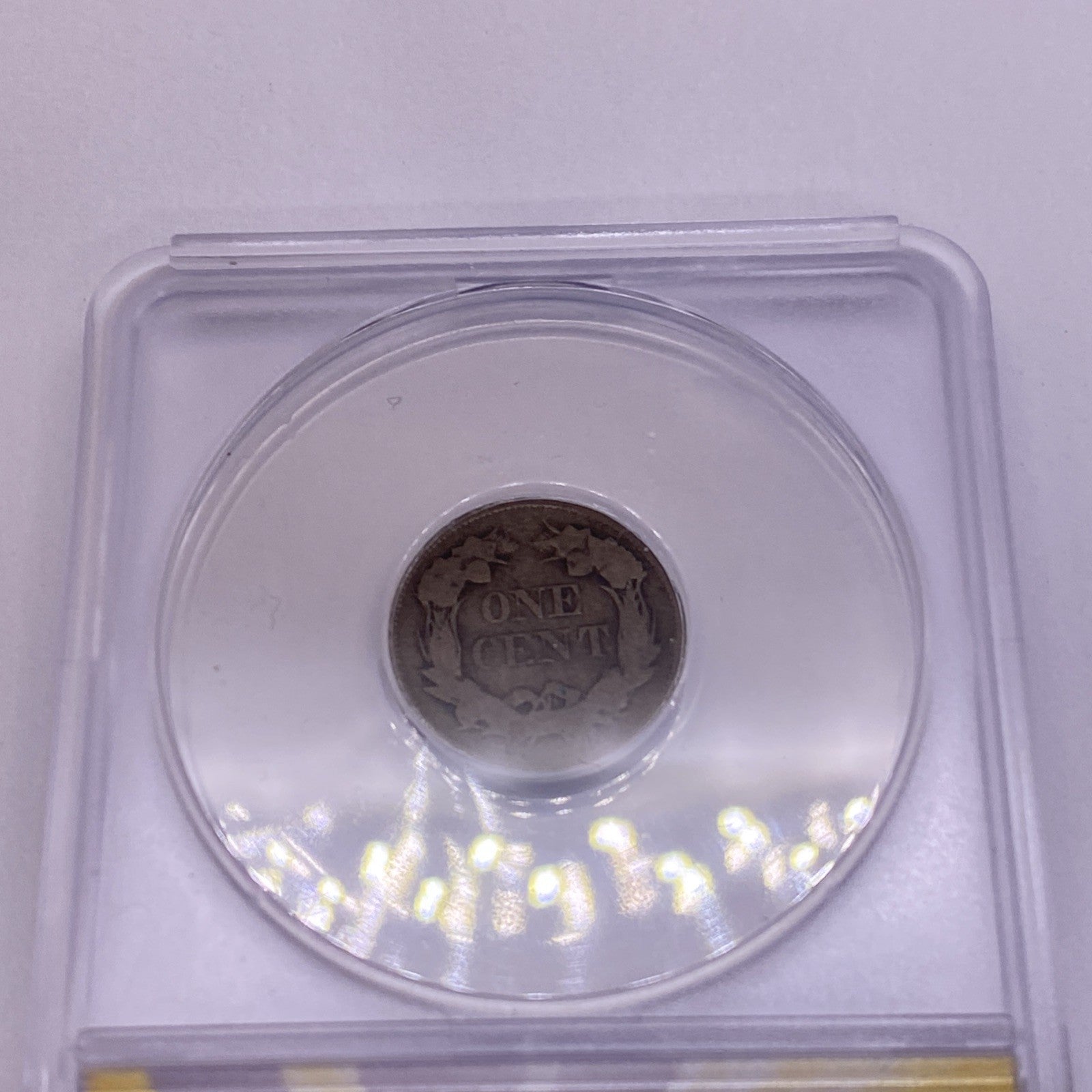 1858 Flying Eagle One Cent 1c Penny Small Letters Anacs G4 Great Coin
