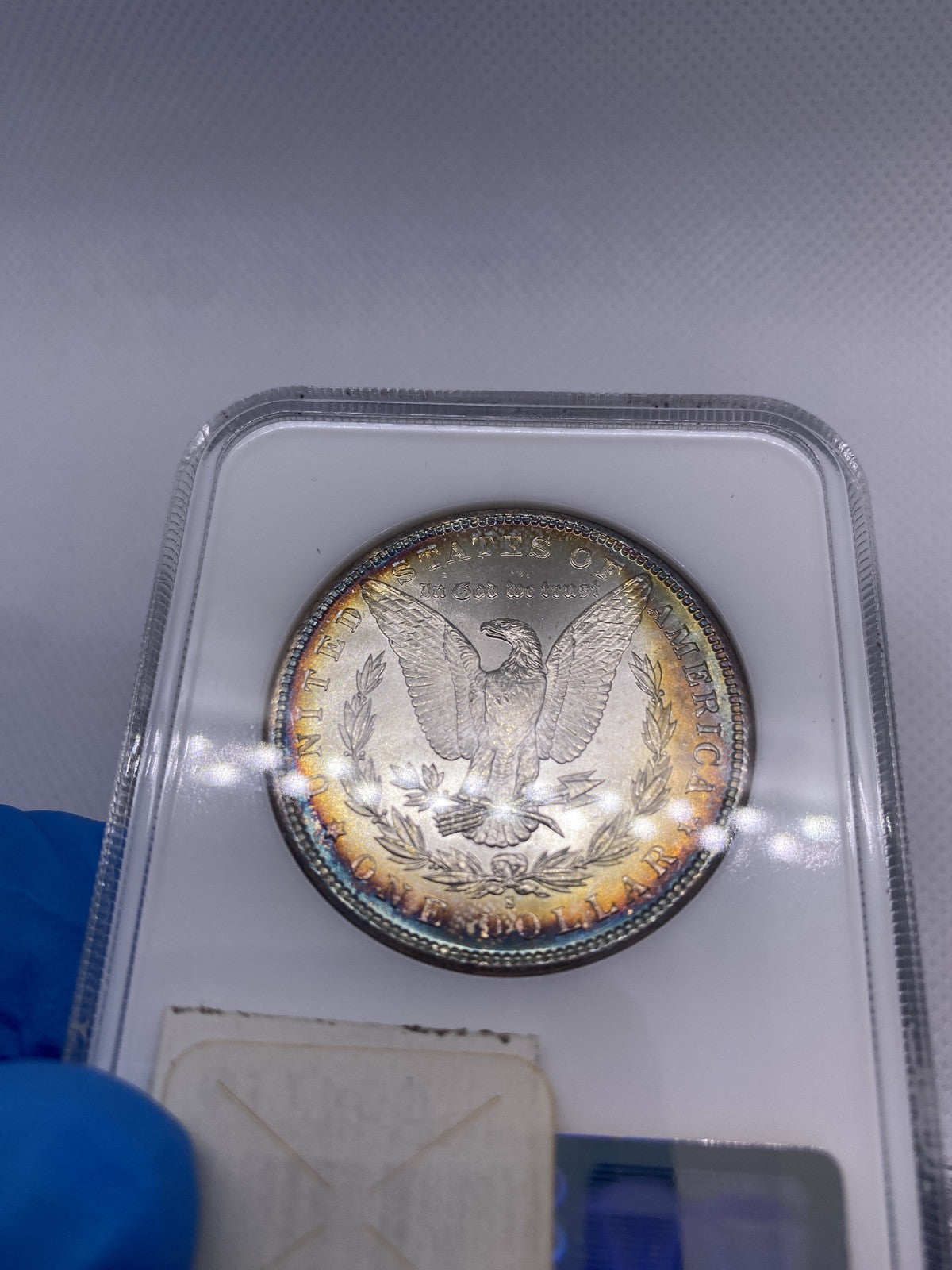 TONED 1881-S MORGAN DOLLAR  OLD NGC Holder & CAC MS 66  A BEAUTY+ Looks Better
