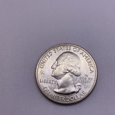 2020 W Salt River NP Quarter 25c Uncirculated Privy Mark V75 Struck Thru ERROR