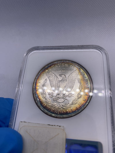 TONED 1881-S MORGAN DOLLAR  OLD NGC Holder & CAC MS 66  A BEAUTY+ Looks Better
