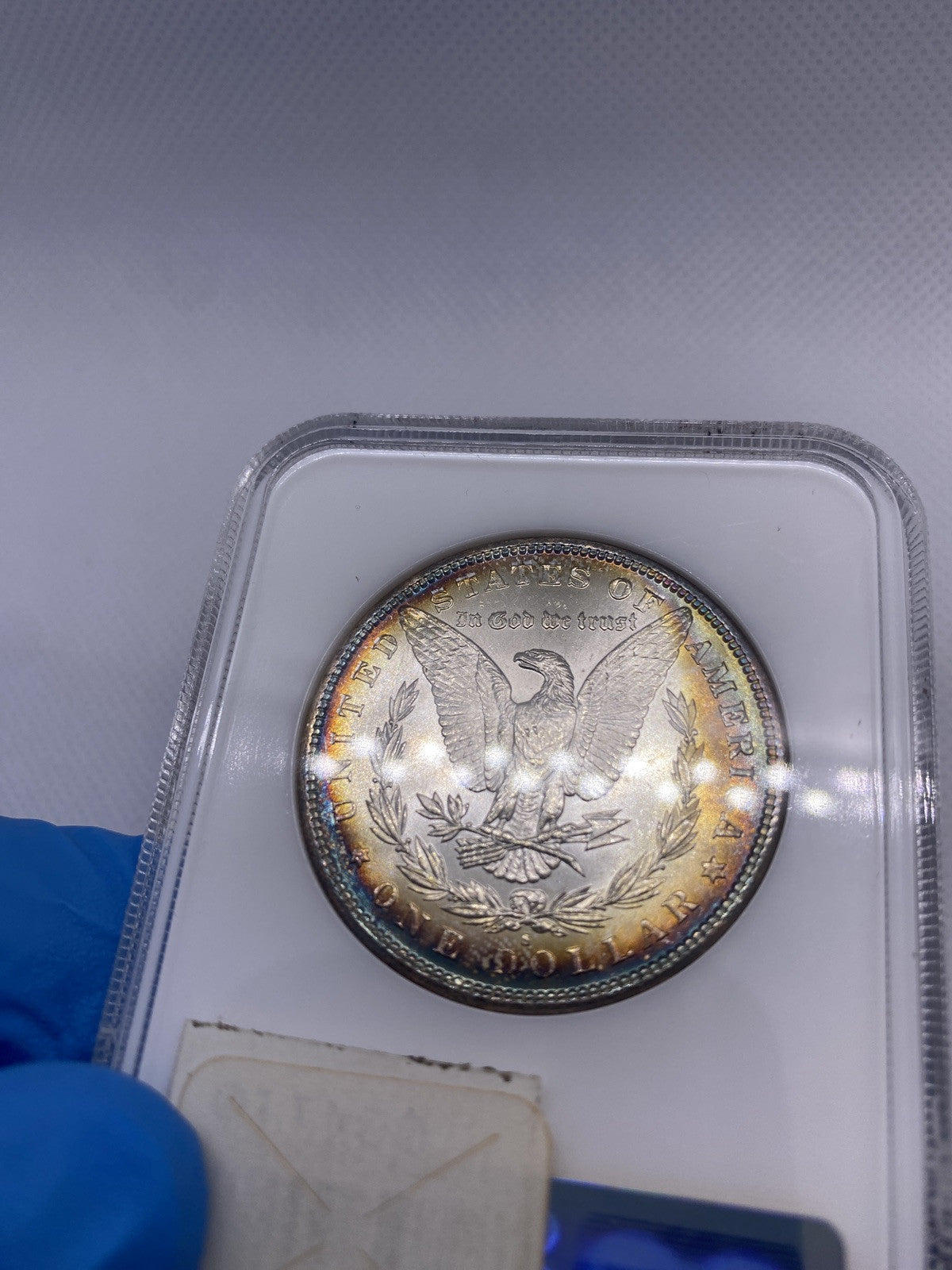 TONED 1881-S MORGAN DOLLAR  OLD NGC Holder & CAC MS 66  A BEAUTY+ Looks Better